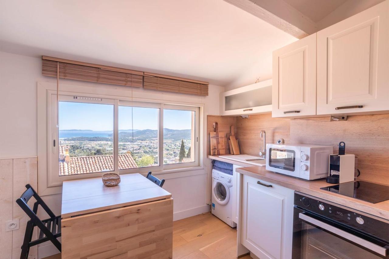 Bright 29M With Nice View In Bormes-Les-Mimosas Apartment Bagian luar foto